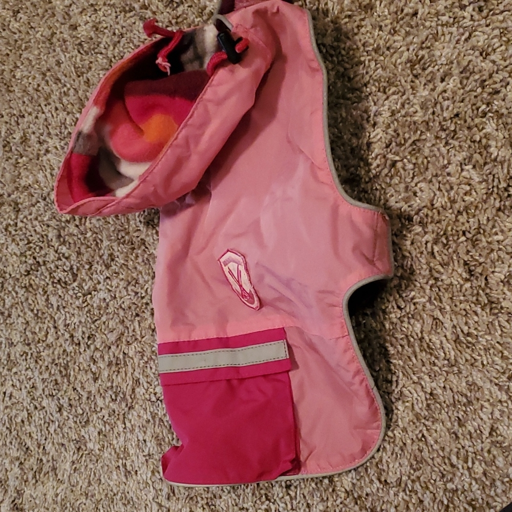 Old Navy Dog Supply Co, XS dog raincoat, pink